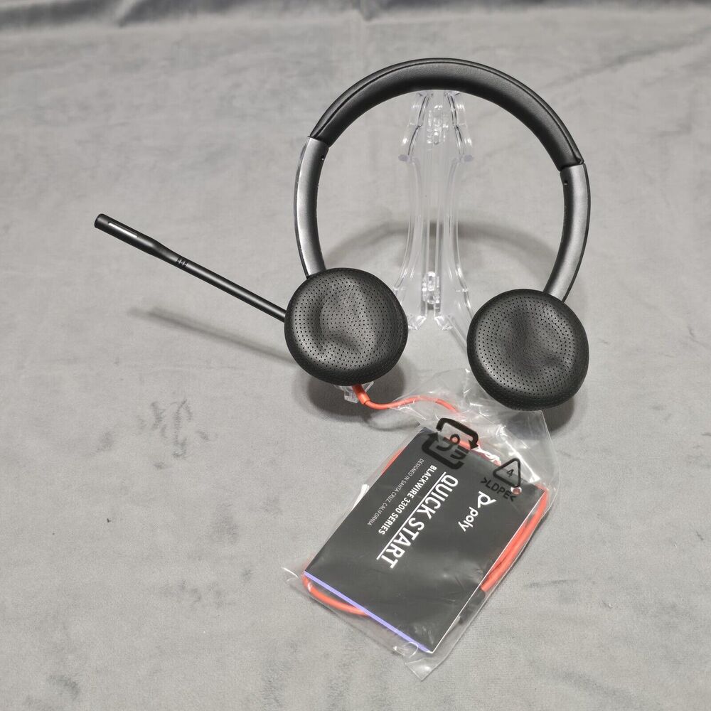 Plantronics Poly Blackwire 3300 Series, New Without Box Or Case